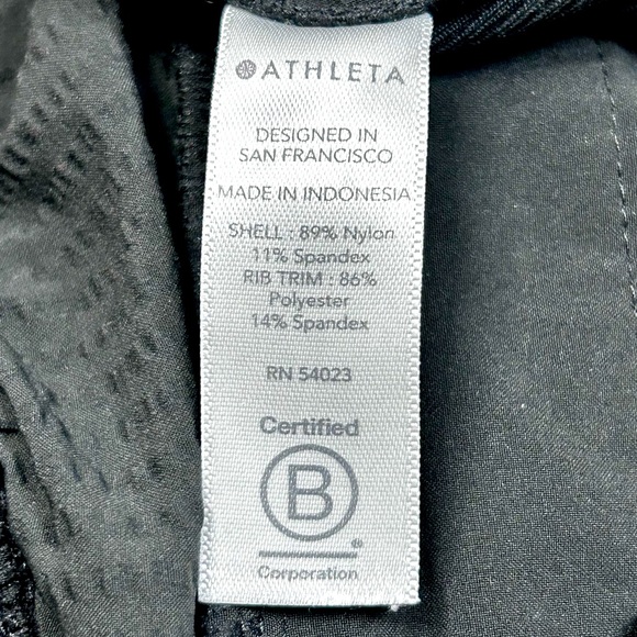 ATHLETA TEXTURED BROOKLYN JOGGER 8 Black Wrinkle Resistant Travel Quick Dry. - Picture 12 of 14